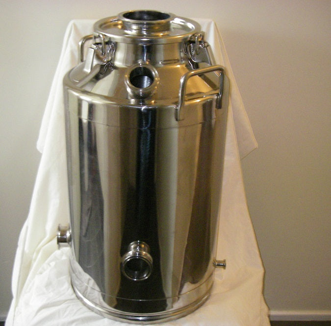 50 Litre Milk Can, Twin Element Ports